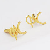 Men's Stainless Steel Cufflinks for Groom - Wedding Collar Jewelry