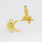 Men's Stainless Steel Cufflinks for Groom - Wedding Collar Jewelry