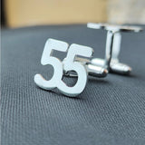 Personalized Date Cufflinks Stainless Steel Wedding