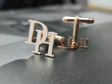 Personalized Logo Cufflinks Stainless Steel Mens Jewelry