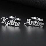 Men's Letter Cufflinks Wedding Shirt Initials Buttons Men's Accessories