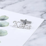 Men's Letter Cufflinks Wedding Shirt Initials Buttons Men's Accessories