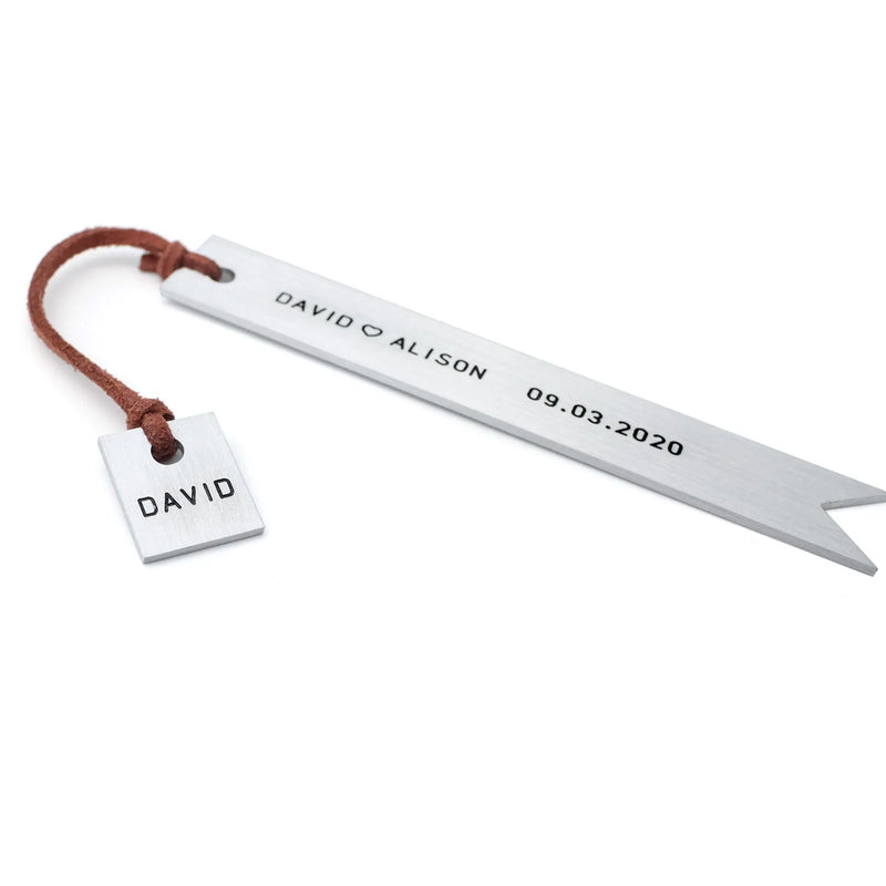 Engraved Metal Bookmark - Personalized Reader Gift - Pastor Quote Bookmark