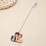 Custom Metal Photo Bookmark for Book Lover Gift