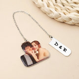 Custom Metal Photo Bookmark for Book Lover Gift