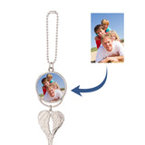 Metal Christmas Angel Wings Car Hanger Pendant Ornaments