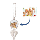 Metal Christmas Angel Wings Car Hanger Pendant Ornaments