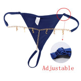 Metal Name Letters Waist Body Chain For Women