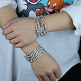 Initial Name Letter Slider Personalized Bangle