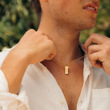Personalized Bar Name Necklace for Couples