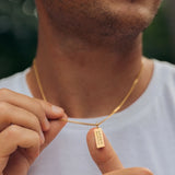 Personalized Bar Name Necklace for Couples