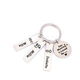 Mother Gift Keychain Sets Personalized Name Key Ring