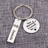 Mother Gift Keychain Sets Personalized Name Key Ring