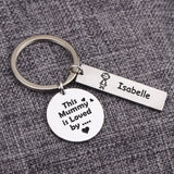 Mother Gift Keychain Sets Personalized Name Key Ring