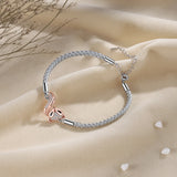 Personalized Mother-Daughter Matching Bracelets with Fox Charm