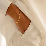 Personalized Stainless Steel Name Bracelet Jewelry for Women