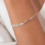 Family Name Bracelet Stainless Steel Pendant Jewelry