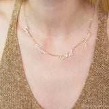 Family Personalized Name Necklace Stainless Steel Jewelry Gift