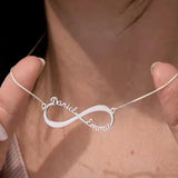 Personalized Name Necklace for Women Choker Stainless Steel Chain