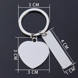 Custom Music Code Keychain Engraved QR Codes Metal Lettering Keyring Gift