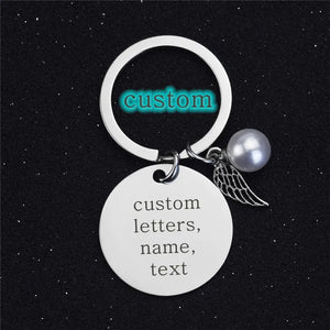Song Code Keychain - Engraved Stainless Steel Keyring - Personalized Gift