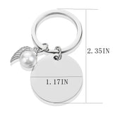 Song Code Keychain - Engraved Stainless Steel Keyring - Personalized Gift