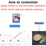 Music Code Necklace Engraved Bar Code Stainless Steel Pendant Necklace