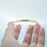 Personalized Music Code Stainless Steel Bracelet