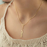 Heart Necklace Personalized Name Initial Necklaces
