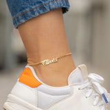 Personalized Name Anklet - Stainless Steel Bracelet