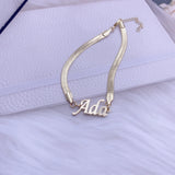 Personalized Snake Chain Anklet Jewelry
