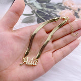 Personalized Snake Chain Anklet Jewelry