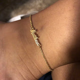 Personalized Anklet Leg Chain Stainless Steel Charms Gift