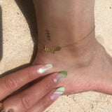 Personalized Anklet Leg Chain Stainless Steel Charms Gift