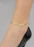 Stainless Steel Anklets for Women, Personalized Ankle Bracelet Jewelry Gift