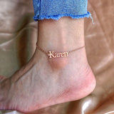 Stainless Steel Anklet Bracelet for Women Personalized Foot Chain