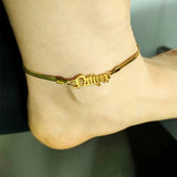 Personalized Stainless Steel Snake Chain Name Anklet