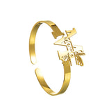 Butterfly Letters Name Bangle Necklace for Women Girl Jewelry