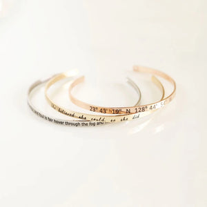 Custom Name Bangle Bracelet Stainless Steel Open Cuff Adjustable Women Jewelry