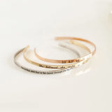 Custom Name Bangle Bracelet Stainless Steel Open Cuff Adjustable Women Jewelry