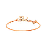 Customized Wire Name Bracelet for Women Girl Kids Stainless Steel