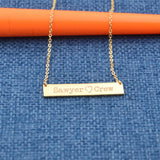 Custom Name Necklace - Stainless Steel Personalized Jewelry