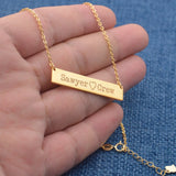 Custom Name Necklace - Stainless Steel Personalized Jewelry