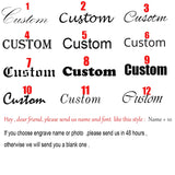 Personalized Stainless Steel Twisted Bracelet - Engraved Name Beads for Women