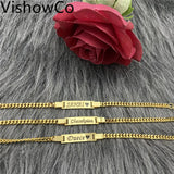 Name Bracelet Baby Stainless Steel Adjustable ID Bracelet-Personalized