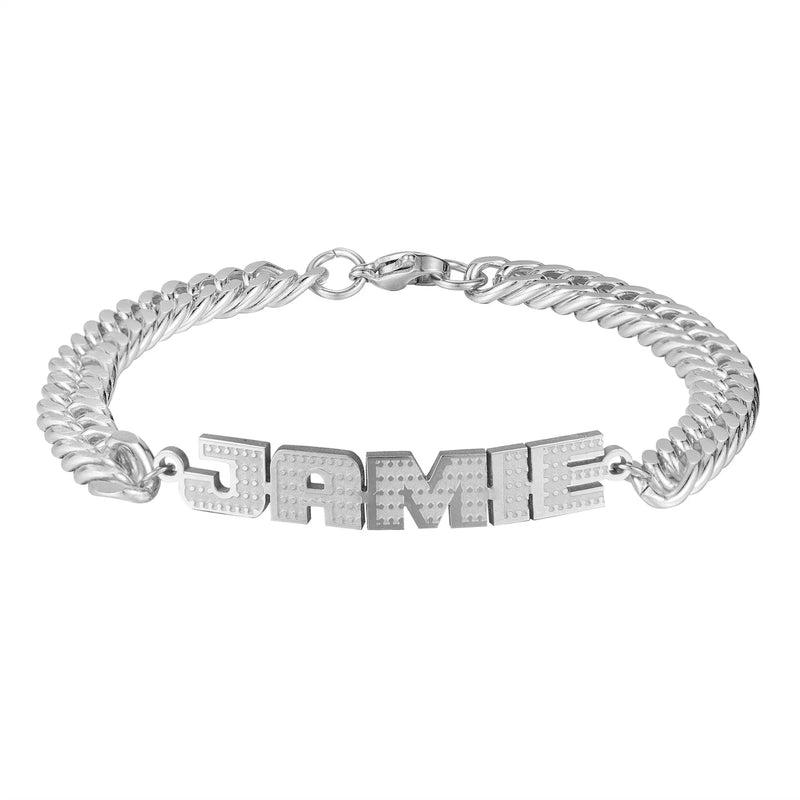 Name Bracelet Double Plated Stainless Steel Jewelry