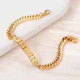 Name Bracelet Double Plated Stainless Steel Jewelry