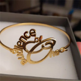 Personalized Name Bracelet Bangle Jewelry