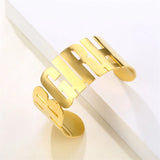 Personalized Stainless Steel Name Bracelet Bangle Jewelry