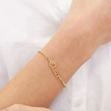 Name Bracelet Bold Cuban Chain - Personalized Gift For Women